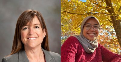 Dini Hajarrahmah and Dr. Nancy McGehee 