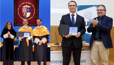 Juan Luis Nicolau, honored with the Career Award for Academic Excellence